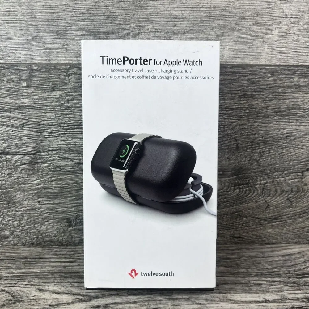 Twelve South TimePorter Travel Case + Charging Stand, Apple Watch New